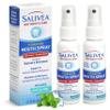 SALIVEA Extra Gentle Dry Mouth Spray - Soothing Mint Mouth Spray with Natural Salivary Enzymes - 250 Pumps (2 Pack) view 1