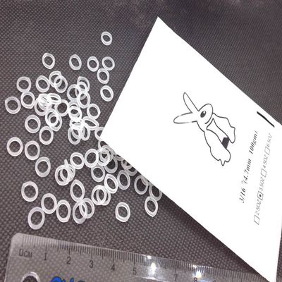 100 Pcs Clear 3/16 Elastic Dental Rubber Bands 3.5 OZ Medium Orthodontic Brace Bands Tooth Gaps Dreadlocks Hair Braids Fix Tooth Gap
