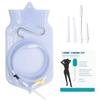 Enema Bag Kit for Colon Cleansing, 2 Quart Open Top Enema Bag with Silicone Hose - Reusable Home Coffee Enema Water Colon Cleansing Enemas view 1