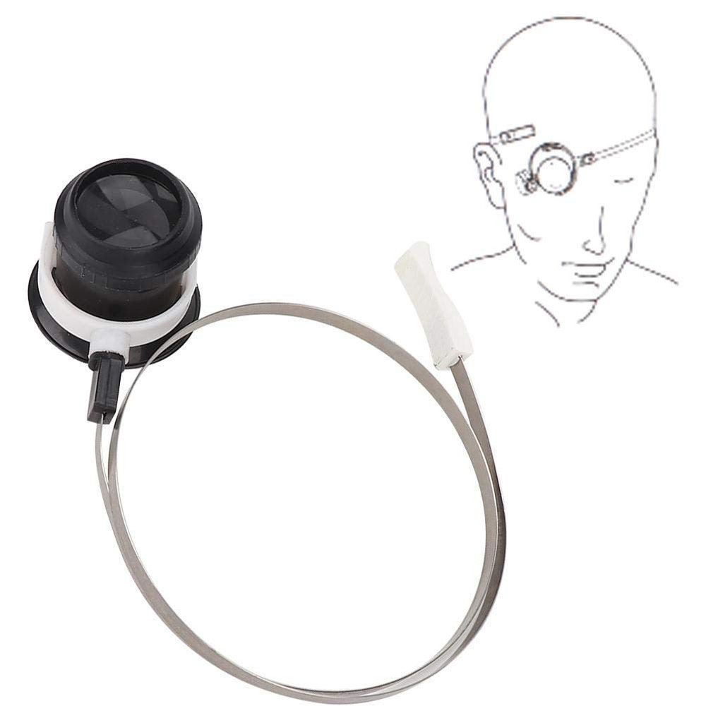 Alucy Jewelers Loupe Magnifier, 10X Eye Magnifier Tool Magnifying, Professional Watch Repair Tools, Watchmaker Loupe Glass Loupe, Lens Watch Repair Accessory with Head Band