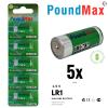 PoundMax 5 X 910A LR1 N Type MN9100 1.5V Alkaline Batteries view 2