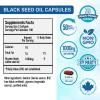 Bio Absorb Black Seed Oil Cold Pressed Capsules. 200 softgels, 500mg (50-Day Supply). No Aftertaste. view 2