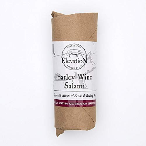 Elevation Meats, Barley Wine and Mustard Seed Salami Small Format