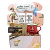 SILLY OBSESSIONS Coffee Gift Basket for Mom, Women  Funny Coffee Accessories Gift Box with Tumbler, Socks, Scoop, Charm, Sleep Mask & Card  Birthday, Christmas, Mothers Day, Get Well Soon view 1