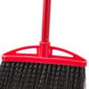 Amazon Basics Angle Broom With Metal Handle, 6-Pack, Black & Red view 2
