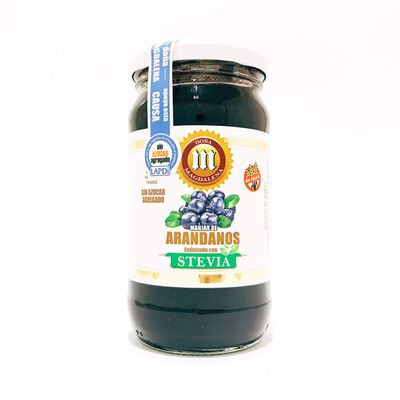 Argentinian Blueberries Marmalade Jam Gluten free No Sugar with Stevia Diabetic Fit
