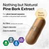 BIO KRAUTER Pine Bark Extract Capsules 400 mg - 100 Count - Antioxidant Supplement - 95% Proanthocyanidins - Pine Bark Supplement - Vegan, No Fillers view 4