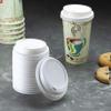 PaperMade White Disposable Coffee Cup Lids (1000 Lids) - Resealable Dome Lids For Hot Or Cold Beverage Cups, 1 Case Fits Most 10 oz, 12oz, 16oz, 20oz Cups | Perfect For Travel, Coffee Shops & Take Out view 3