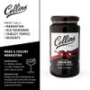 Collins Amarena Cherries in Syrup | Premium Garnish for Cocktails, Martinis, Old Fashioned, Manhattan, Chocolate, Dessert, Bourbon Accessories, 13.5oz view 3