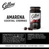 Collins Amarena Cherries in Syrup | Premium Garnish for Cocktails, Martinis, Old Fashioned, Manhattan, Chocolate, Dessert, Bourbon Accessories, 13.5oz view 4