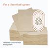 200 Eco Friendly Recycled Bar Biodegradable Napkins 5x5in Beverage Compostable view 2