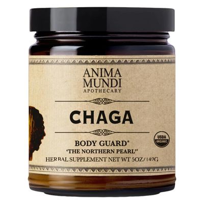 Anima Mundi Apothecary Chaga Mushroom Powder - Organic Chaga Mushroom Powder - Immune System Support Supplement - Great for Tea, Coffee and More (5oz)