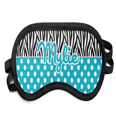 YouCustomizeIt Personalized Dots & Zebra Sleeping Eye Mask - Small