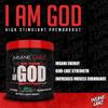 Insane Labz I am God Pre Workout, High Stim Pre Workout Powder Loaded with Creatine and DMAE Bitartrate Fueled by AMPiberry, Energy Focus Endurance Muscle Growth,25 Srvgs, Apple view 4