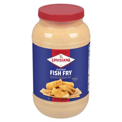 Louisiana Fish Fry Gallon Seasoned Crispy Breading Mix - 5.75 Pounds (4 Pack)