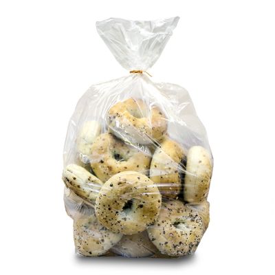 APQ Supply Clear Gusseted Poly Bags, 12 x 8 x 30 Inches. Pack of 250 Side Gusseted Plastic Bags with Open Top. Crystal Clear Baggies for Treats. Tear-Resistant 3 Mil Polyethylene Flat Bottom Bag