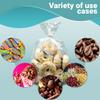 APQ Supply Clear Gusseted Poly Bags, 12 x 8 x 30 Inches. Pack of 250 Side Gusseted Plastic Bags with Open Top. Crystal Clear Baggies for Treats. Tear-Resistant 3 Mil Polyethylene Flat Bottom Bag view 2