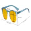Eyekepper Ladies Blue Light Blocking Reading Glasses with Amber Tinted Filter Lens - Gradient Frame Computer Readers Women - Blue-Yellow Frame +0.75 view 4