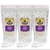 White Jordan Almonds (3-Pack) Wedding Shower Party Favor Premium White Candied Nuts (4.5 lbs Total) view 1