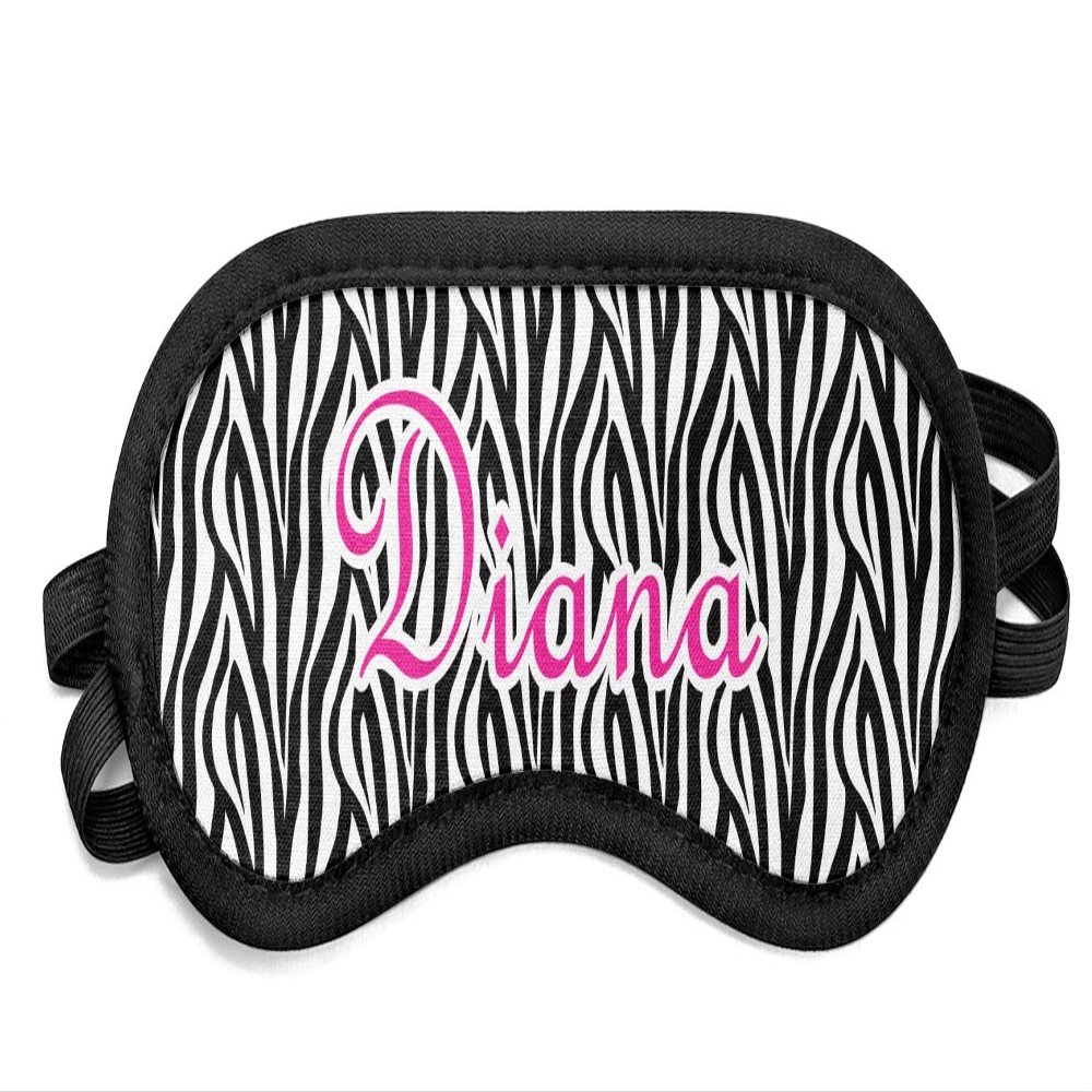 YouCustomizeIt Personalized Zebra Print Sleeping Eye Mask - Small