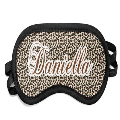 YouCustomizeIt Personalized Leopard Print Sleeping Eye Mask - Small