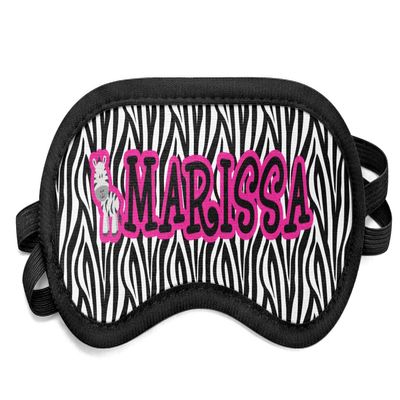 YouCustomizeIt Personalized Zebra Sleeping Eye Mask - Small