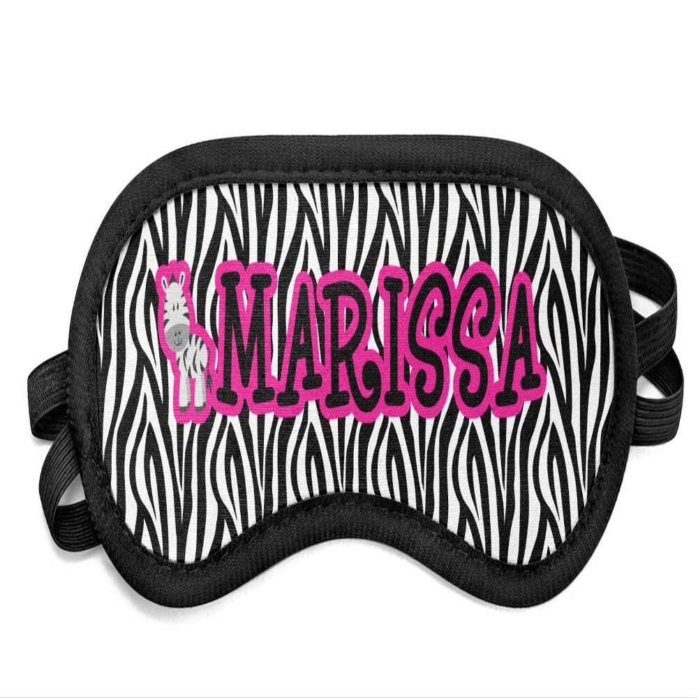 YouCustomizeIt Personalized Zebra Sleeping Eye Mask - Small