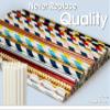 150-Pack Biodegradable White Paper Straws - Cake Pop Sticks for Weddings, Birthdays, Anniversaries, Holiday Celebrations, Party Decor - Disposable Drinking Straws view 3