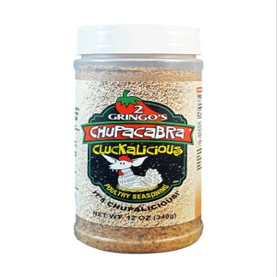 2 Gringo's Chupacabra Cluckalicious Poultry Seasoning, 12 Ounce