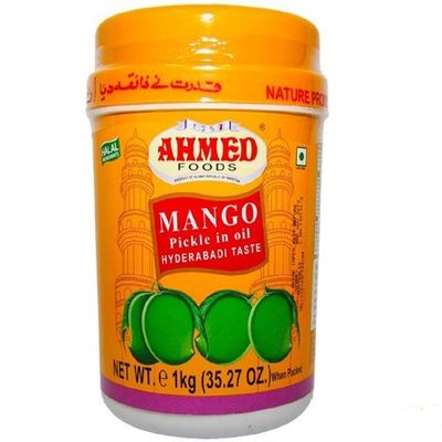 AHMED Mango Pickle In Oil Hyderabadi Taste 1kg