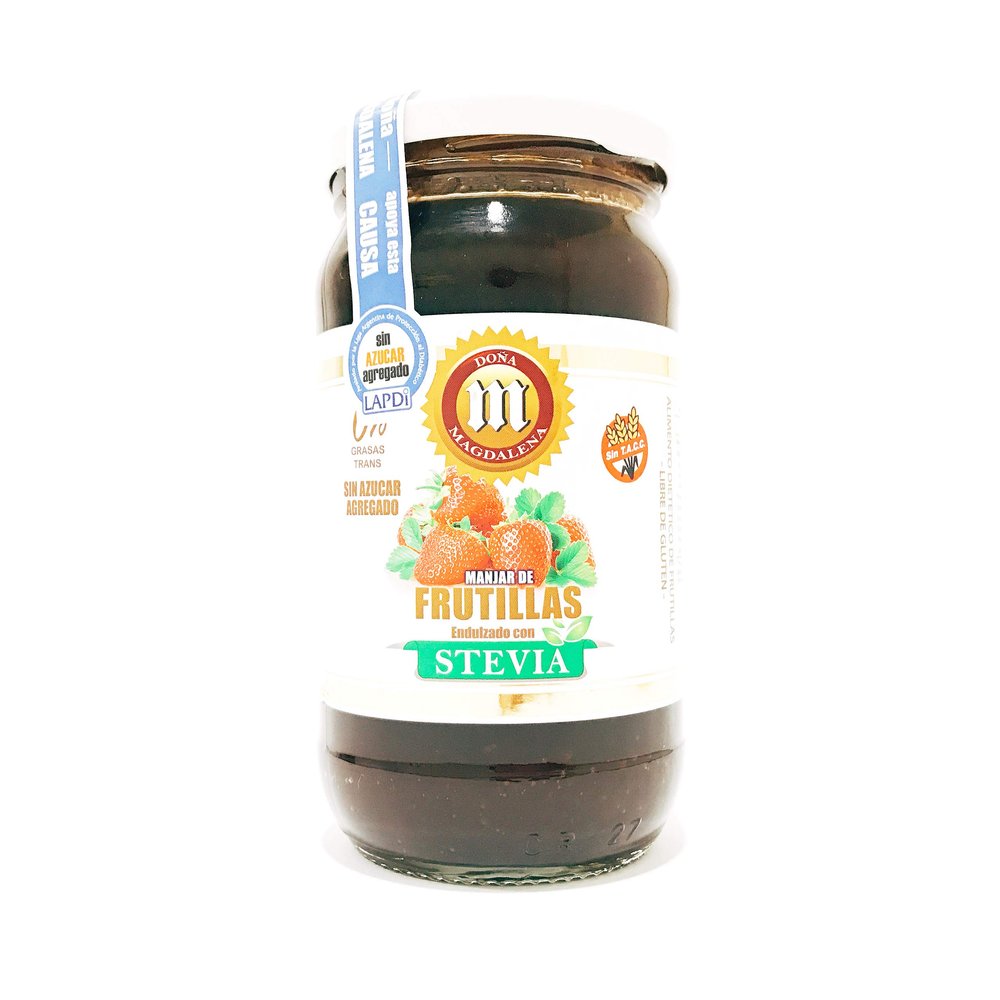 Argentinian Strawberries Marmalade Gluten free No Sugar with Stevia Diabetic Fit