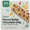 365 by Whole Foods Market, Organic Chocolate Chip Peanut Butter Granola Bar, 8 Count view 1