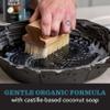 CLARK'S Cast Iron Cleaner 12 oz, Made in USA, Plant Based Coconut Cast Iron Soap for Skillets, Griddles Etc. - Protects, and Restores Cookware view 3