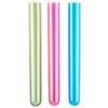 5 5/8" Neon Plastic Test Tube Shot Assorted Colors 3/4 oz Shooter - 100 Pack view 1