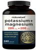 Naturebell Potassium Magnesium Electrolyte Powder Capsules | 200mg Potassium + 200mg Magnesium Citrate | Muscle, Heart & Hydration Support | Keto & Carnivore Friendly | No Sugar, Non-GMO view 1