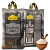 Asian Kitchen Silver White Basmati Rice Extra Long Aged 20lbs (9.08kg) ~ All Natural | Gluten Friendly | Vegan | Indian Origin | Export Quality view 4