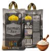 Asian Kitchen Silver White Basmati Rice Extra Long Aged 10lbs (4.54kg) ~ All Natural | Gluten Friendly | Vegan | Indian Origin | Export Quality view 4