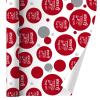 GRAPHICS & MORE Eat Pray Sleigh Christmas Winter Funny Humor Gift Wrap Wrapping Paper Roll view 1