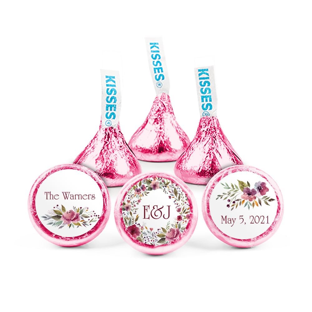 108 Kiss Wedding Stickers Custom Wedding Favors for Kisses Party Favors Decor