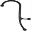 Therapists Choice Pressure Point Hook Cane, Back and Neck Massager for Trigger Point Fibromyalgia Pain Relief and Self Massage view 1
