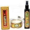 Song of India - India Temple Gift Set #5, Room Freshener Spray, Scented Oil & Candle. view 1