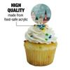 Christmas Village Cupcake Picks Toppers Decoration Set of 6 view 3