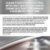 Nano Towels Stainless Steel Cleaner 3-Pack | The Amazing Chemical Free Stainless Steel Cleaning Reusable Wipe Cloth | Kid & Pet Safe | 7x16 (3 pcs) view 3