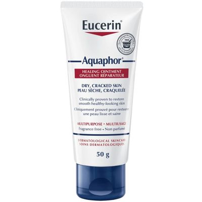 Aquaphor Healing Ointment - Protectant for Cracked Skin - Hands, Heels, Elbows, Lips, 1.75 oz, 5 Pack