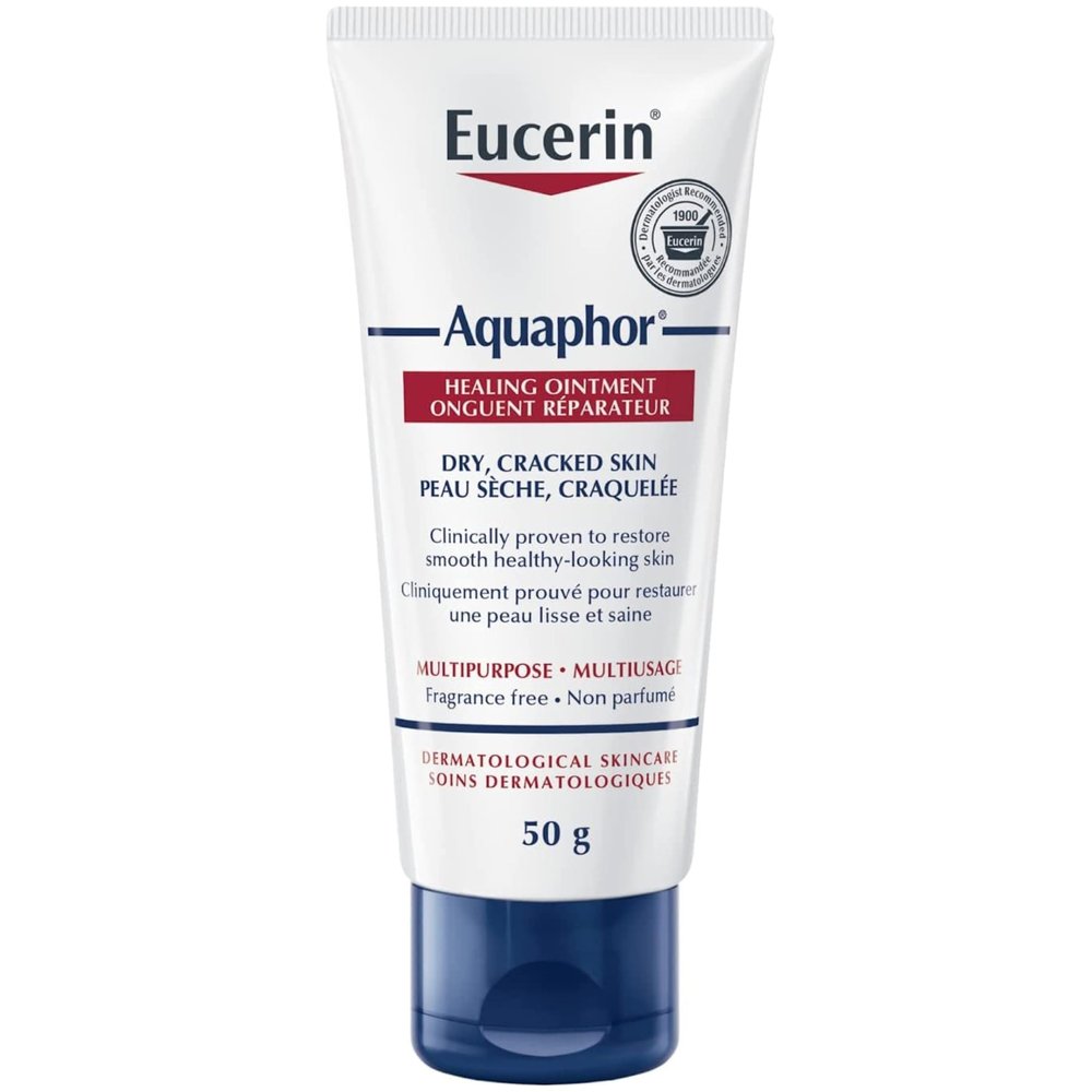 Aquaphor Healing Ointment - Protectant for Cracked Skin - Hands, Heels, Elbows, Lips, 1.75 oz, 5 Pack