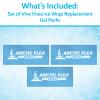 Arctic Flex Gel Replacement Packs - Ice Packs Reusable for Knee Ice Brace - Hot and Cold Gel Pack for Injuries, Pain Relief, Swelling - Flexible Therapy Compression Wrap - Athletic, Women, Men view 3