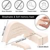 VIEEL 2 Pairs Soft Sponge Big Toe Plug Foot Brace Pads Adjustable Shoe Filler Unisex Shoe Inserts for Men & Women, Pumps, Flats, Sneakers (Beige) view 2