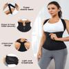 URSEXYLY Women Back Braces Posture Corrector Waist Trainer Vests Tummy Control Body Shapers for Spinal Neck Shoulder and Upper Back Support (3XL, Black) view 3