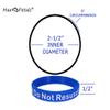 Max Petals DO NOT RESUSCITATE Medical Alert ID Silicone Bracelet Wristbands 5 Pack view 2