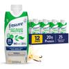 Ensure Plant-Based Vegan Protein Vanilla Nutrition Shake I Gluten-Free I Dairy-Free I Soy-Free Bottled Liquid Shake I 12 Pack view 1